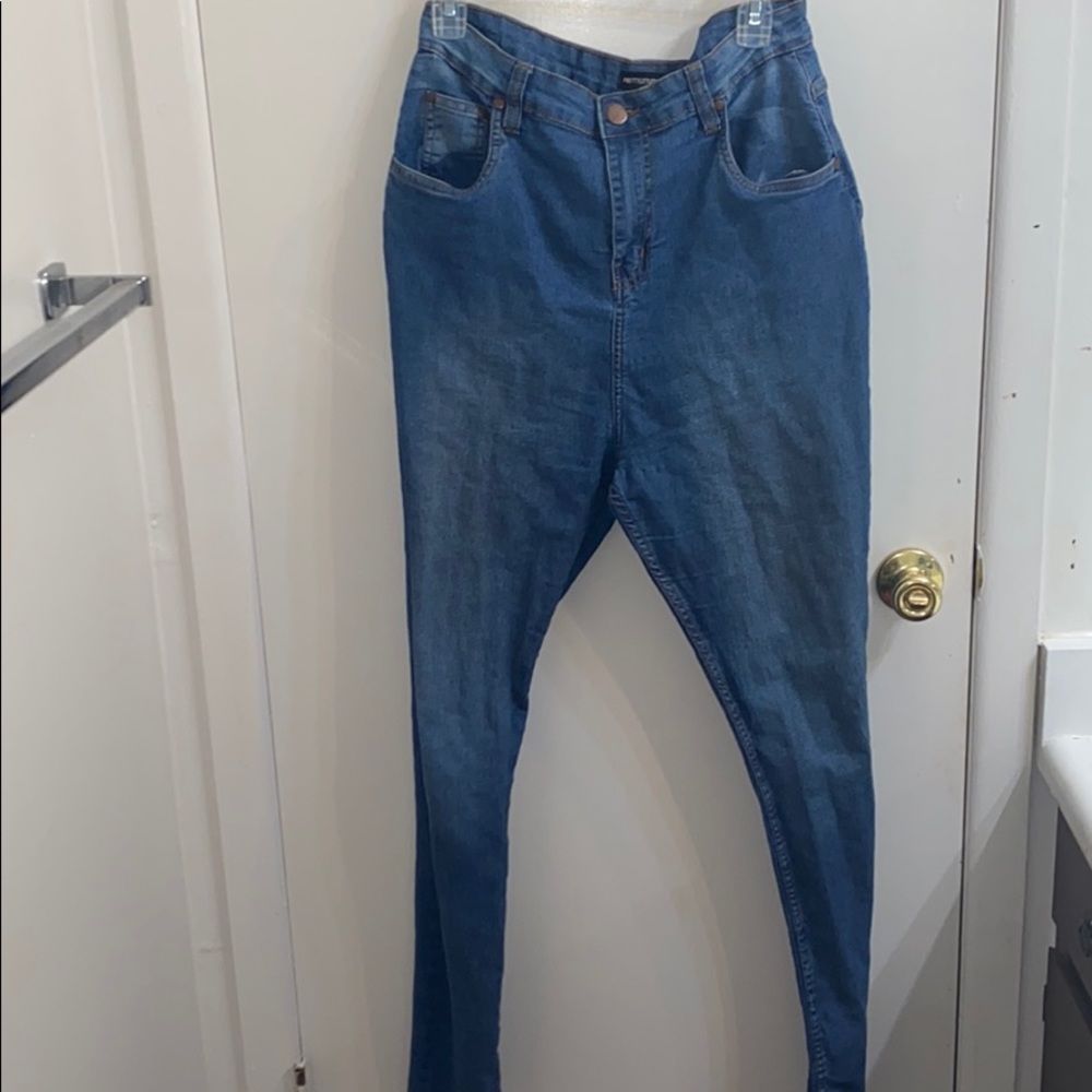 Classic very high waist skinny jeans